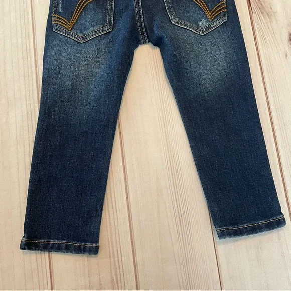 Appaman Medium Wash Slim Leg Jeans Boys Toddler 2T Blue Denim Adjustable Waist - Picture 10 of 15